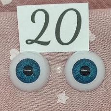 par de ojos Azules